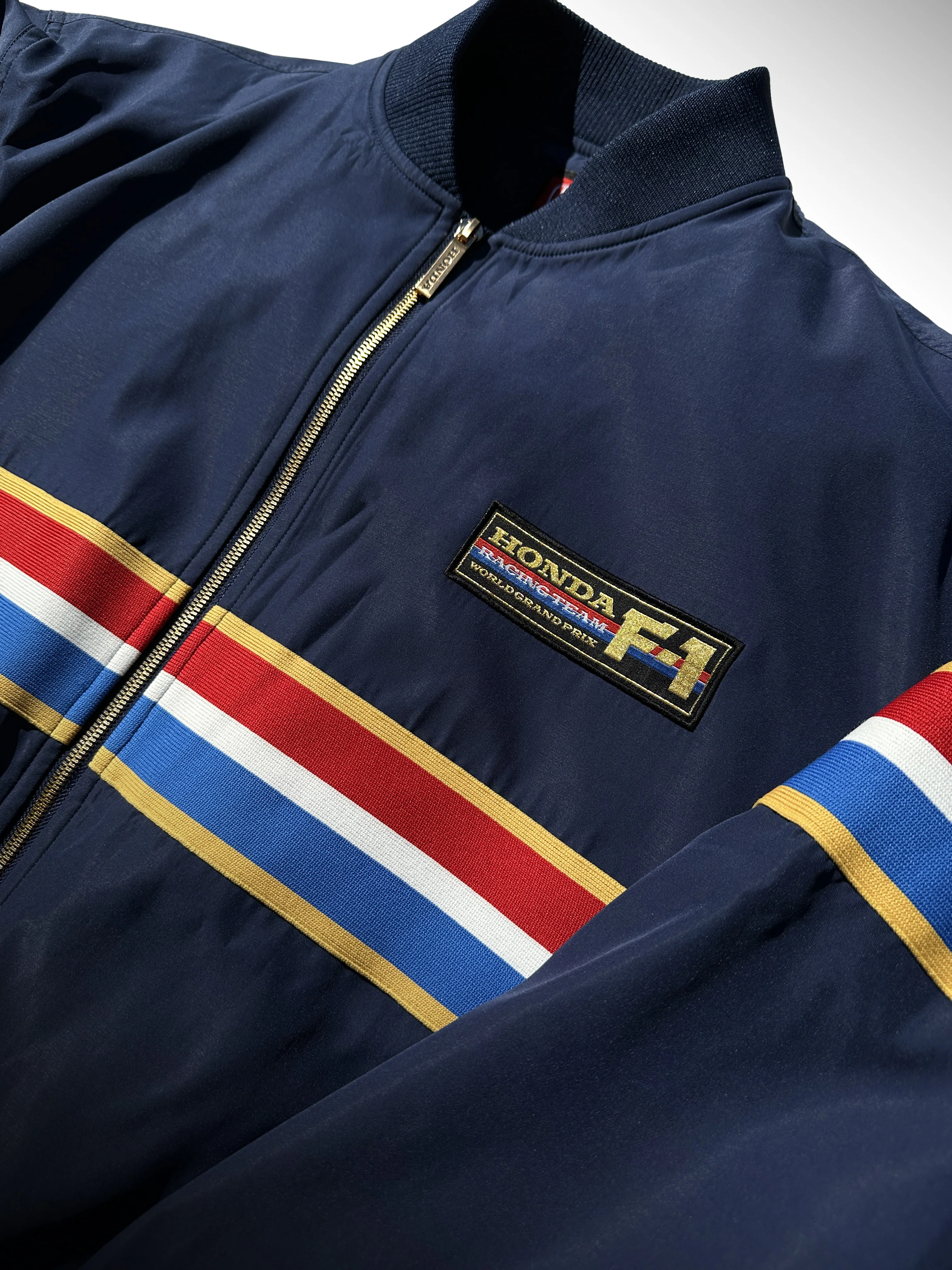 1986 Honda F1 Team Aviator Jacket (Blue) - Image 4