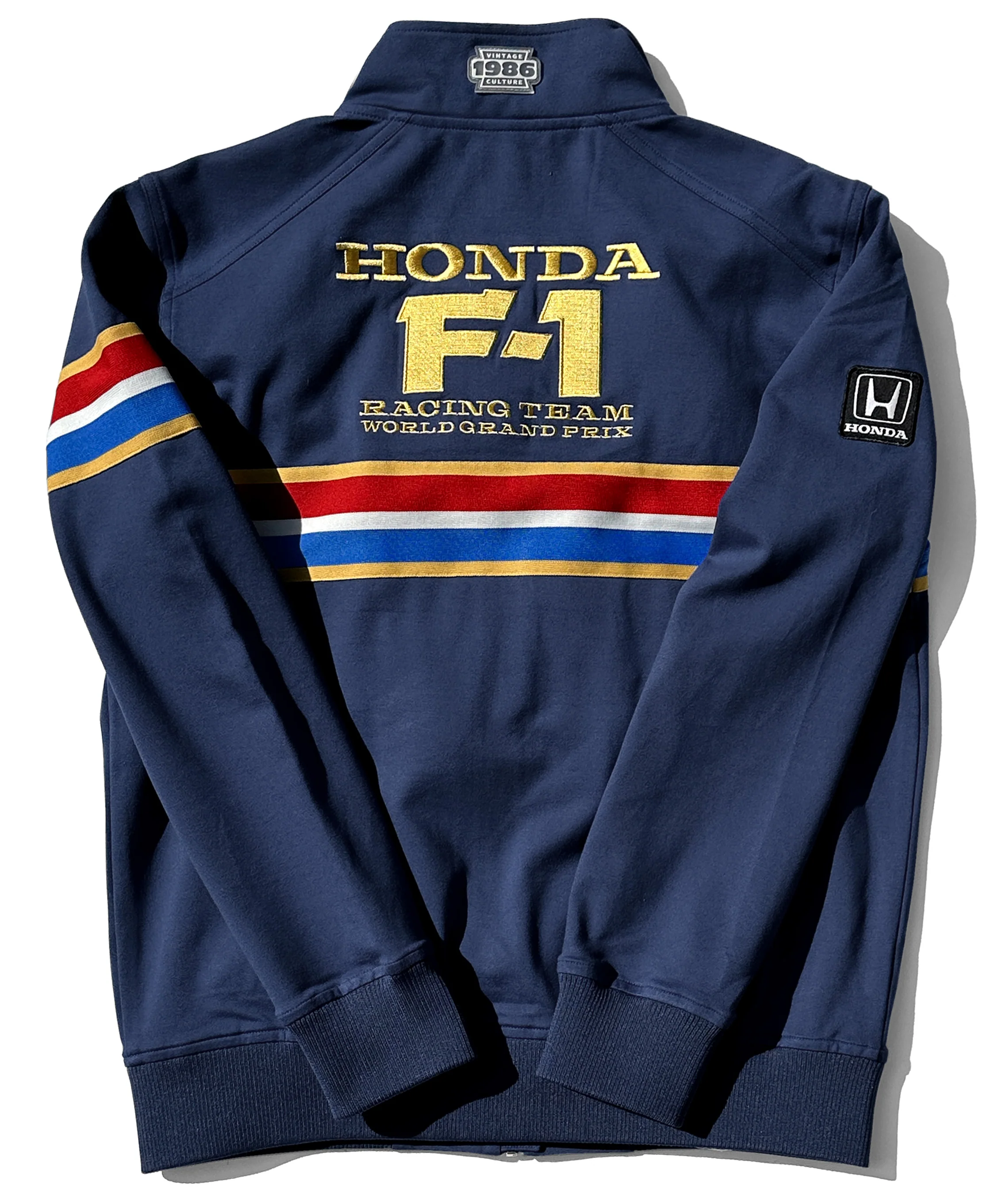 1986 Honda F1 Team Zipper Jacket (Blue) - Image 2