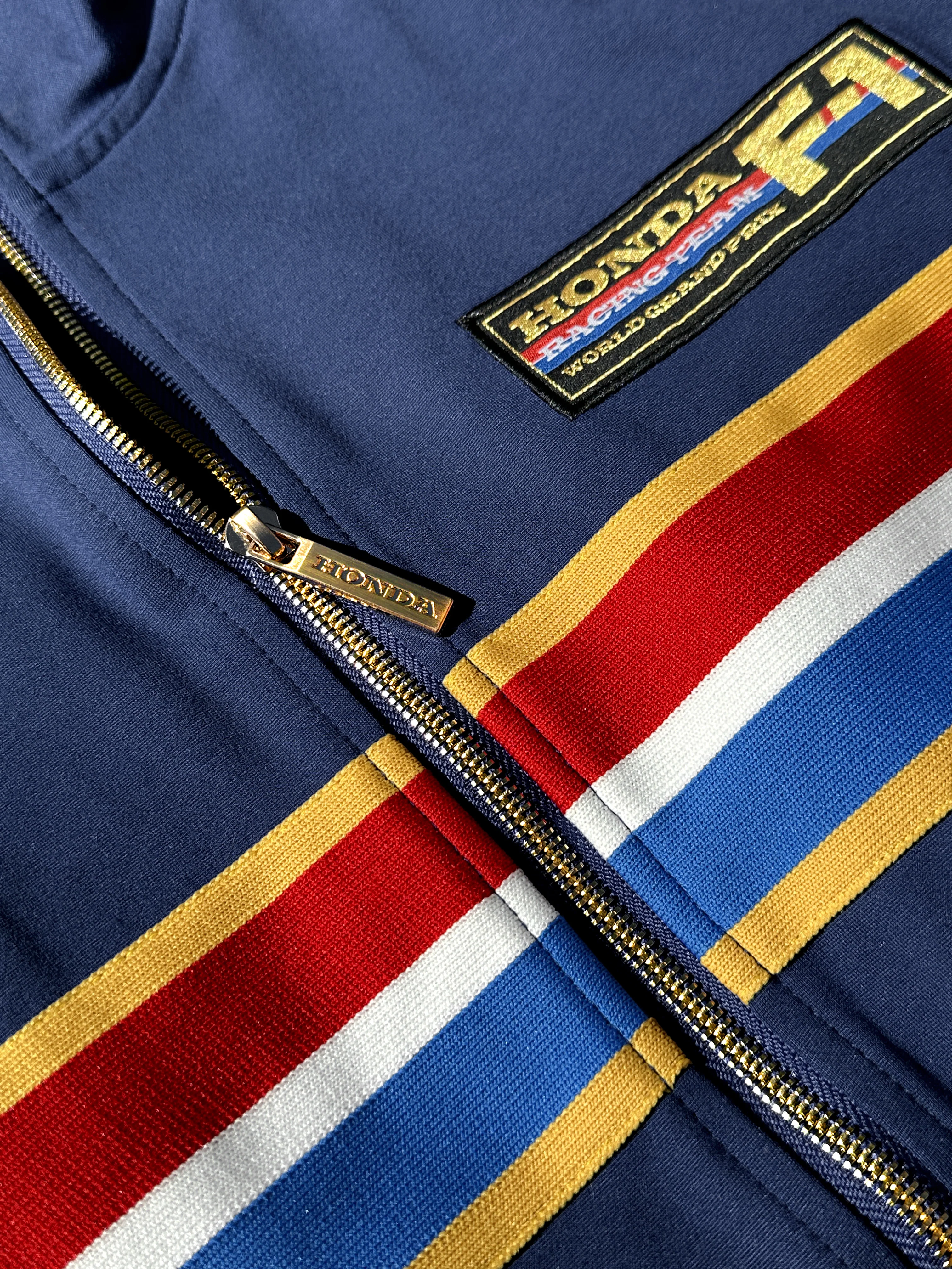 1986 Honda F1 Team Zipper Jacket (Blue) - Image 4