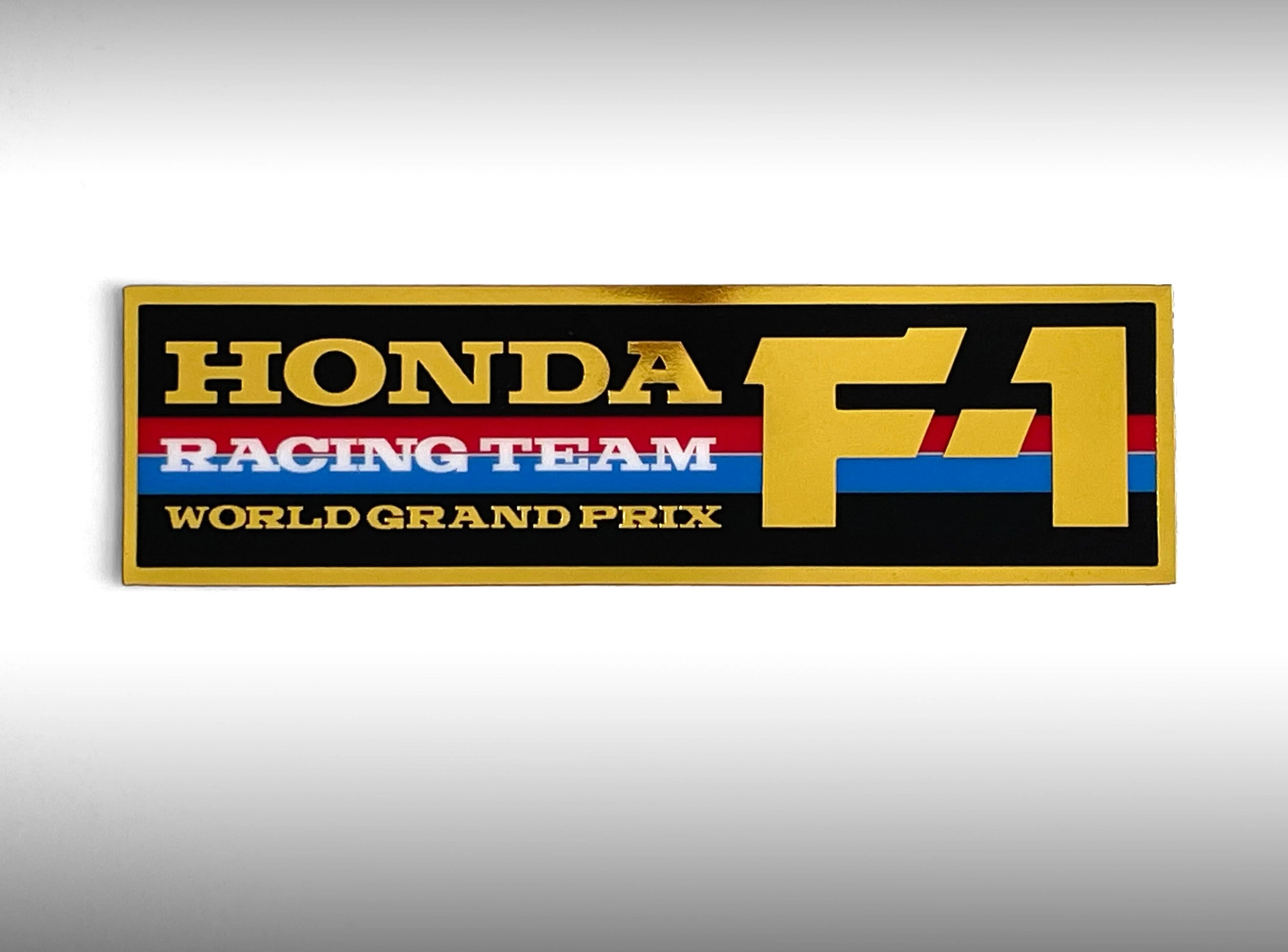 Honda F1 Racing Team Logo Sticker (1983-1988) Gold - Image 7