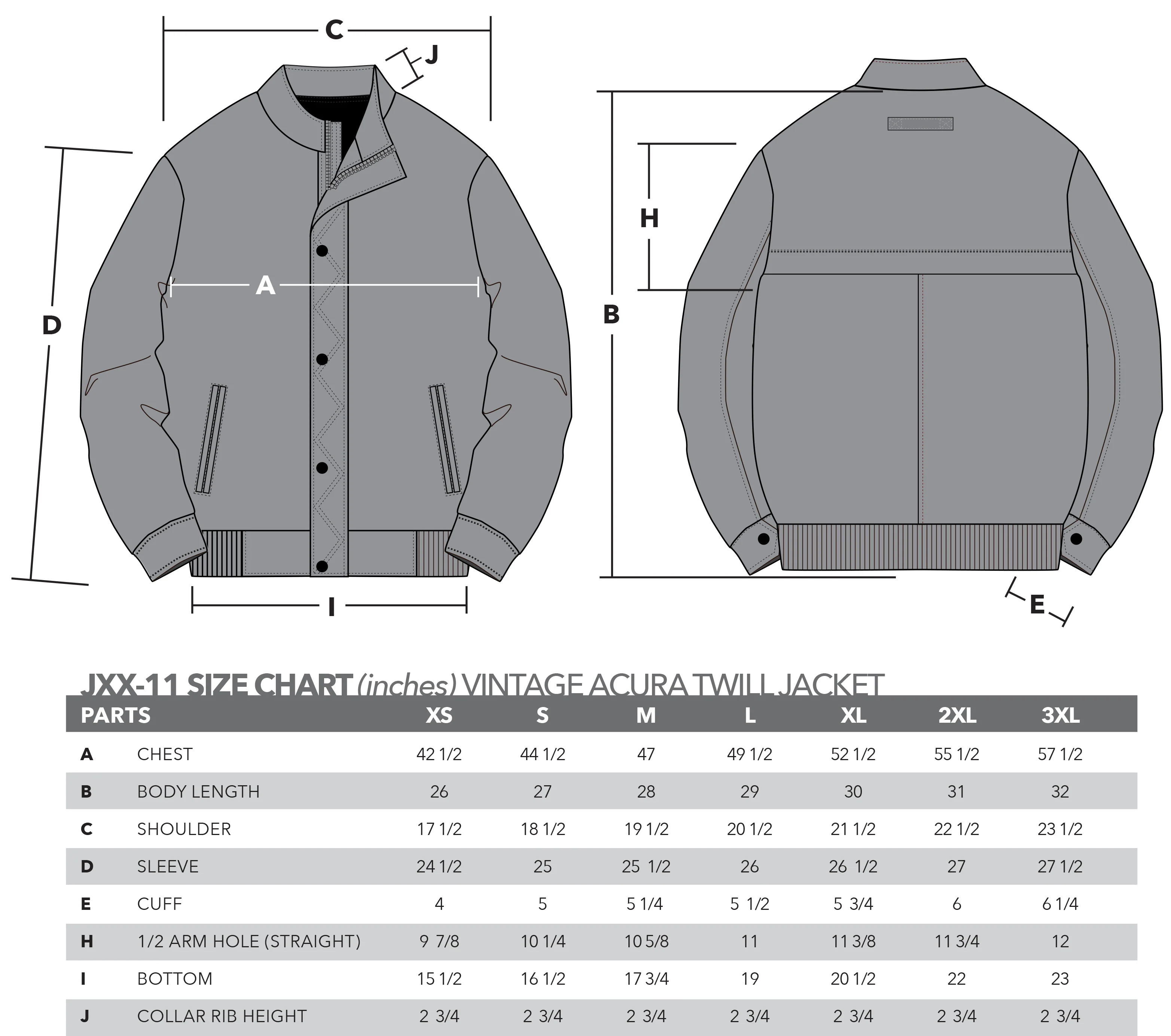 1986 Vintage Acura Twill Jacket - Image 3